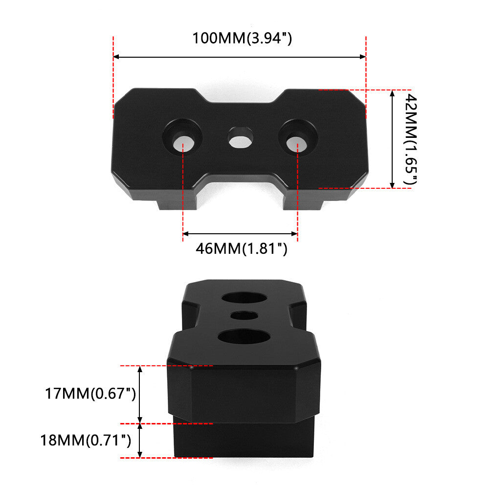 Transmission Mount Insert For B8 Chassis for Audi for A4 S4 RS4 for A5 S5 RS5 Q5/SQ5 Black