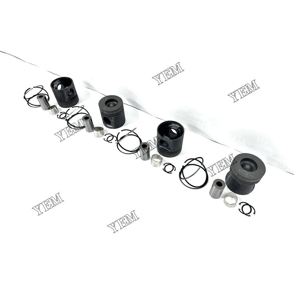 1104 Cylinder Piston Kit With Ring Fit For Perkins Diesel Engine Spare Parts.