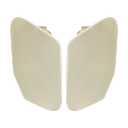 2x LH RH Headlight Washer Jet Nozzle Cover Unpainted Fits for BMW X3 2014-2016