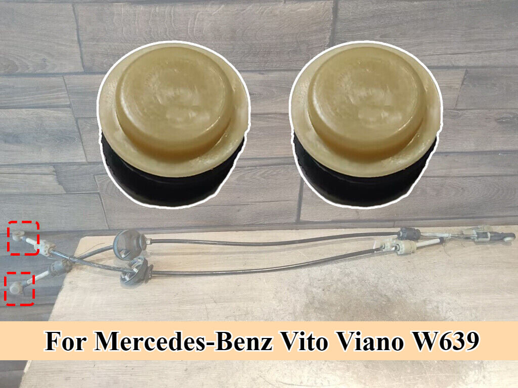 2pcs for Mercedes-Benz Vito Viano W639 Manual Gear Shift Cable Linkage Bushing