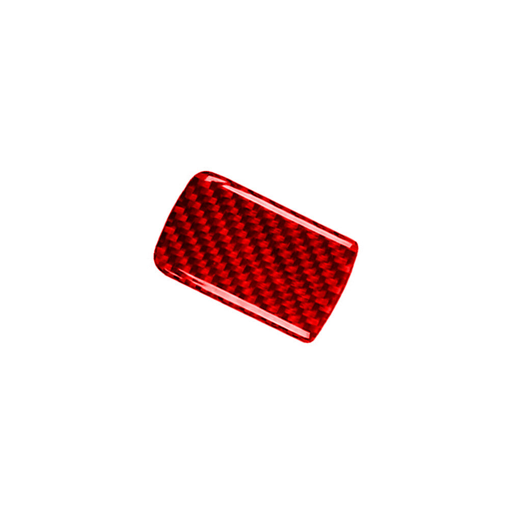 Red Carbon Fiber Glove Box Handle Trim for Volkswagen for Jetta Sedan 2011-14 Type B
