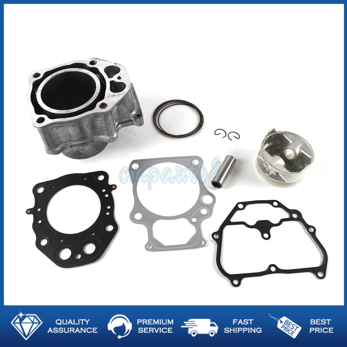 TRX420 Cylinder Piston Gasket Top End Rebuild Kit for Honda Rancher FE FM TE TM