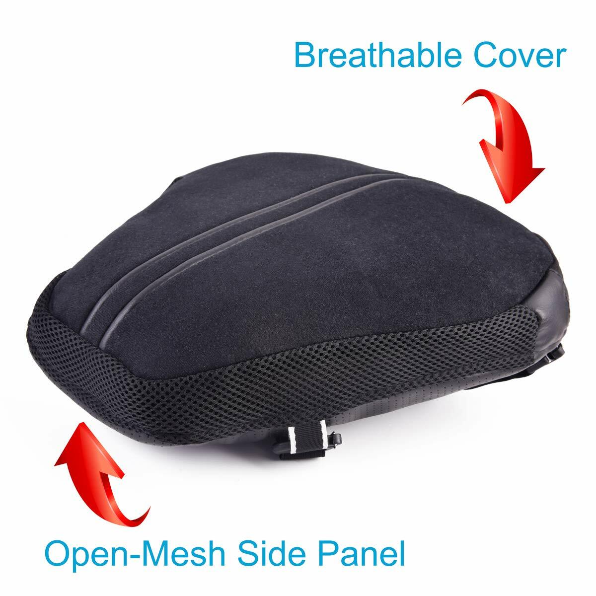 Air Motorcycle for Seat Cushion Pressure Relief Pad Large for Cruiser Touring Saddle