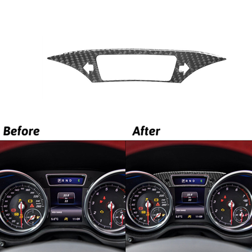 Carbon Fiber Speedometer Inner Frame Cover Trim for Mercedes G-Class 2013-2018