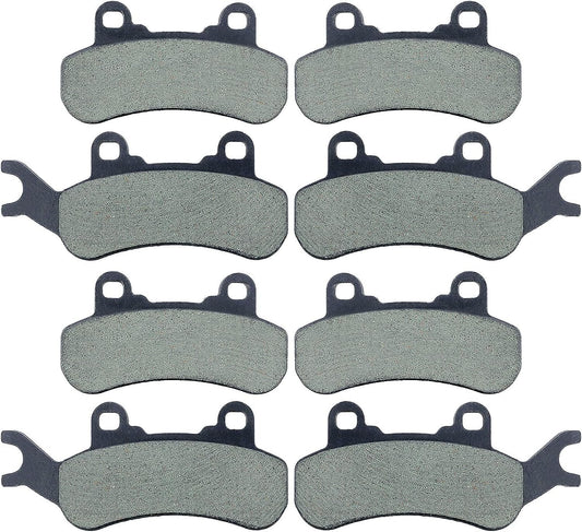 Front and Rear Brake Pads for Can-Am for Defender Max HD10 4x4/ for Defender Max HD8 4x4