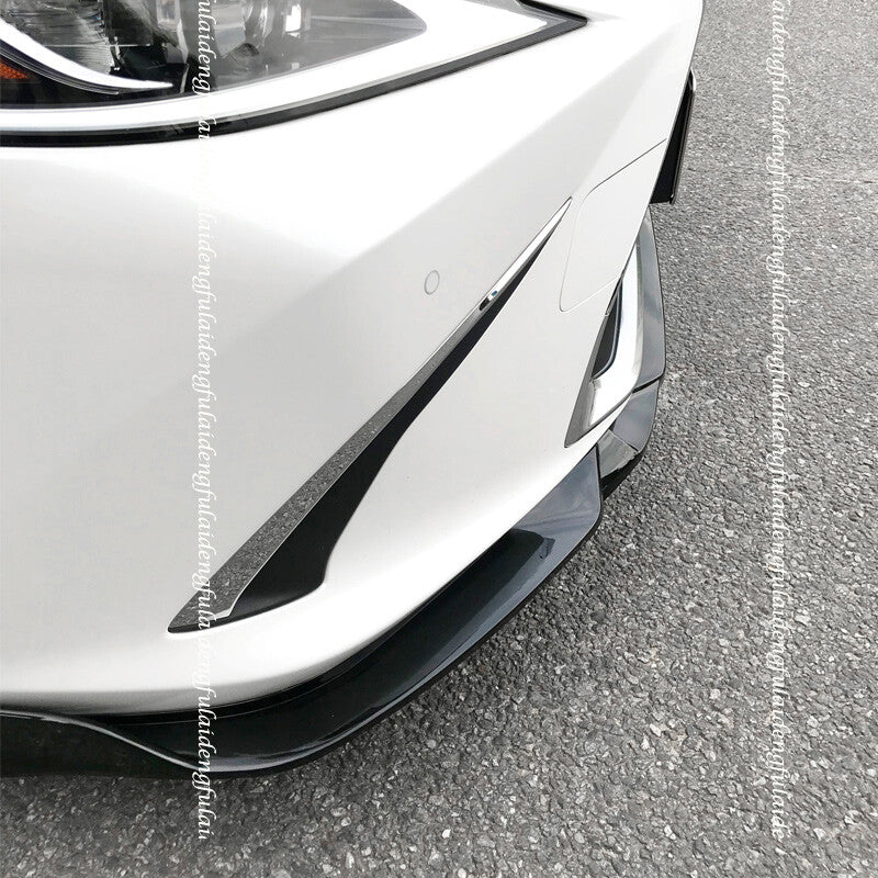 for Lexus ES350/300H/250 2019-22 Glossy Black Front Bumper Splitter Spoiler Lip