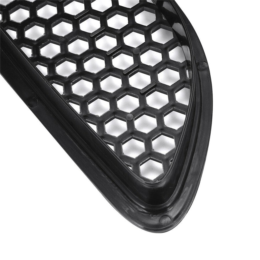 2x Gloss Black Hood Vent Air Intake Scoop Cover for BMW E90 E91 E92 E93 M3 Style