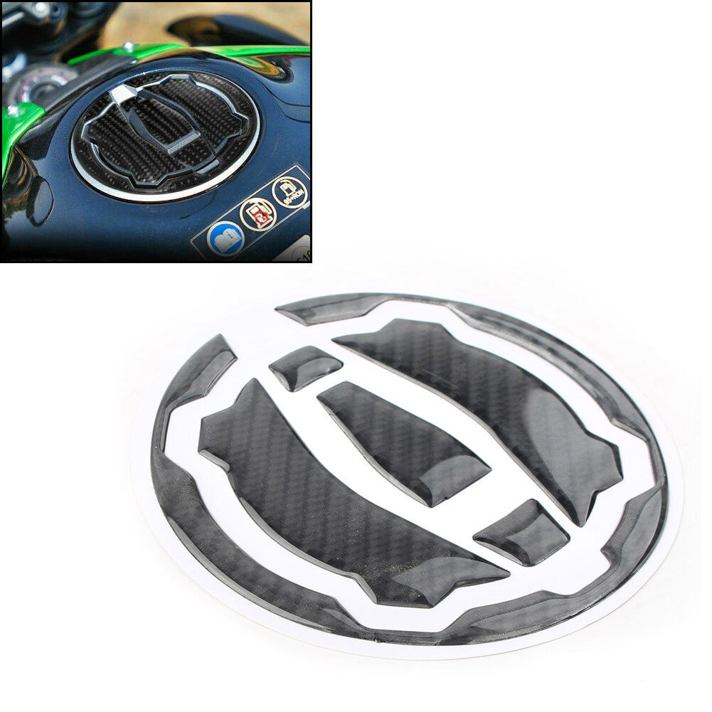 Carbon Fiber Oil Tank Gas Cap Pad Decal For 650 Z650 Z900 2017-2020 2019