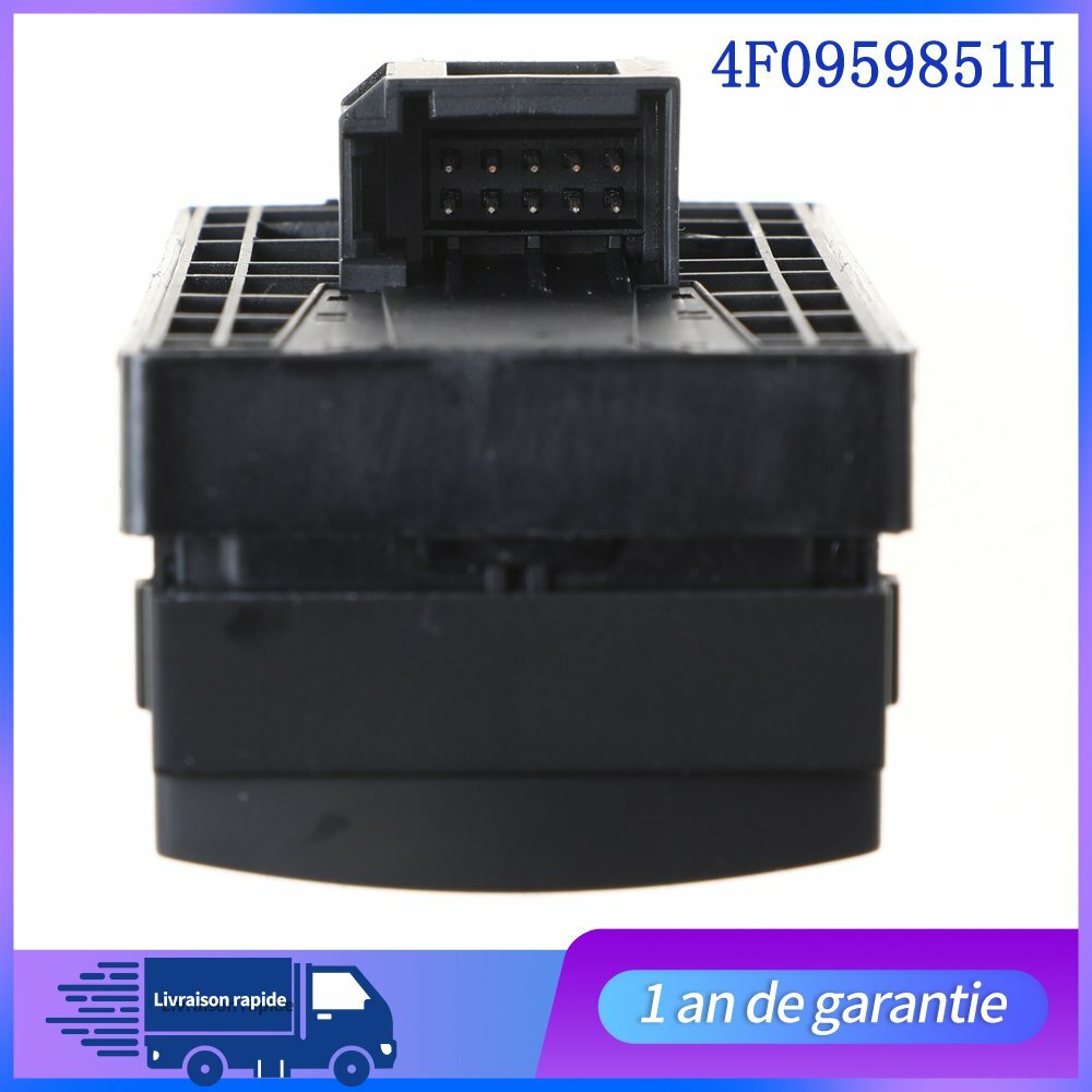 Bouton leve vitre Fits for audi s3 rs3 a3 8p conducteur cote gauche Neuf 4F0959851H