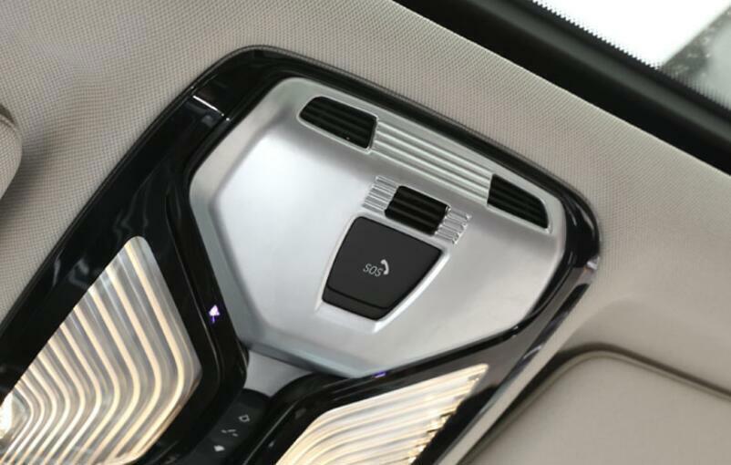 for BMW X3 G01 2018-2021 ABS Silver Inner Front Reading Lamp Frame Cover Trim 1P