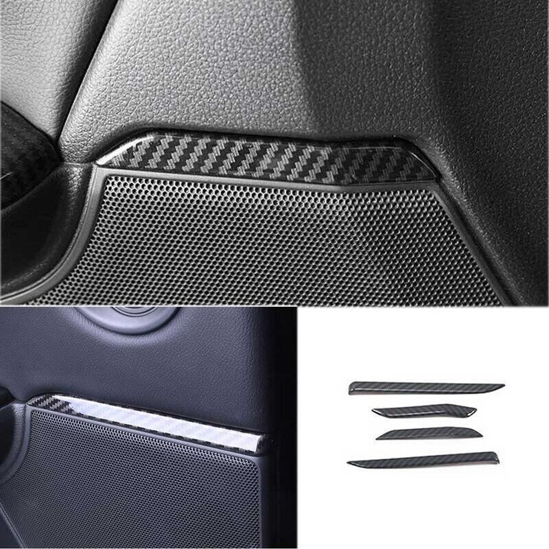 Car for Honda CRV CR-V 2017-2022 Carbon Fiber Inner Door Horn Frame Cover Trim