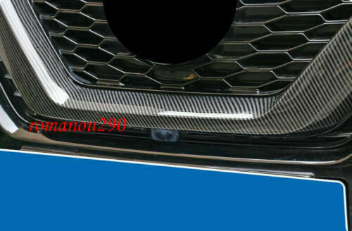 1P for Nissan Rogue Sport 2020-2021 Carbon ABS Front Grille Cover Trim Replace