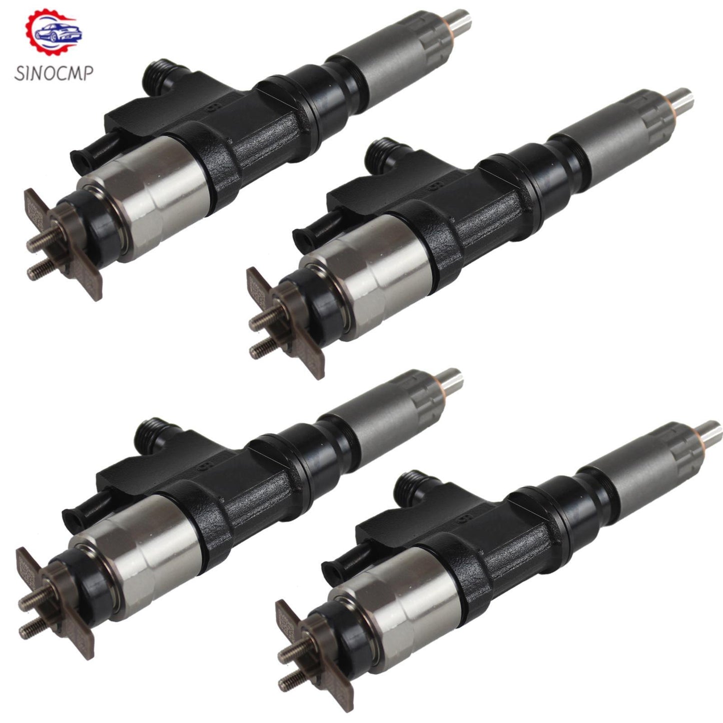 4Pcs Fuel Injectors Replacement 095000-5471 for Isuzu NPR-HD 4HK1 4 CYL Diesel