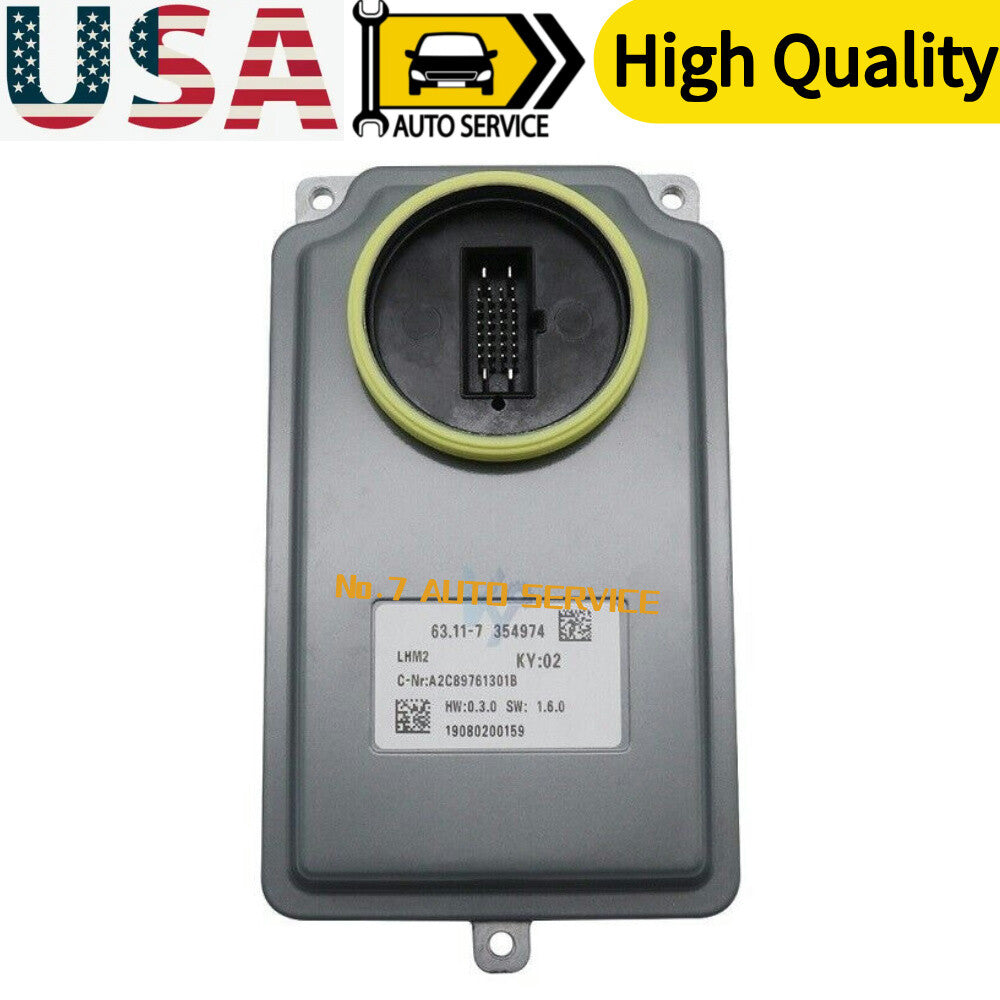 for BMW 7 SERIES F01 F02 LED Headlight Control Module Unit 63117354974