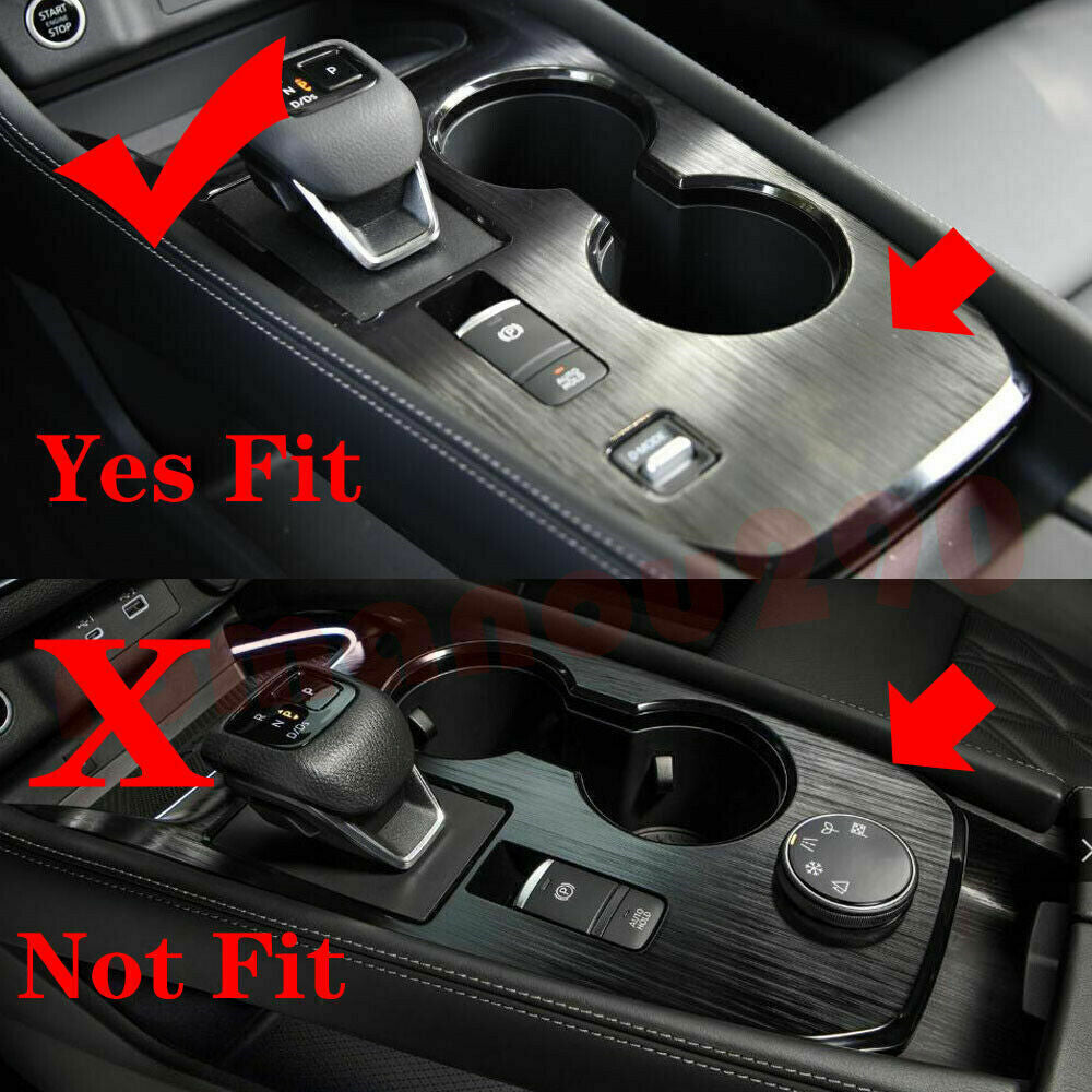 for Nissan Rogue 21-23 Wood Grain Inner Gear Shift Panel Moulding Cover Trim 1P