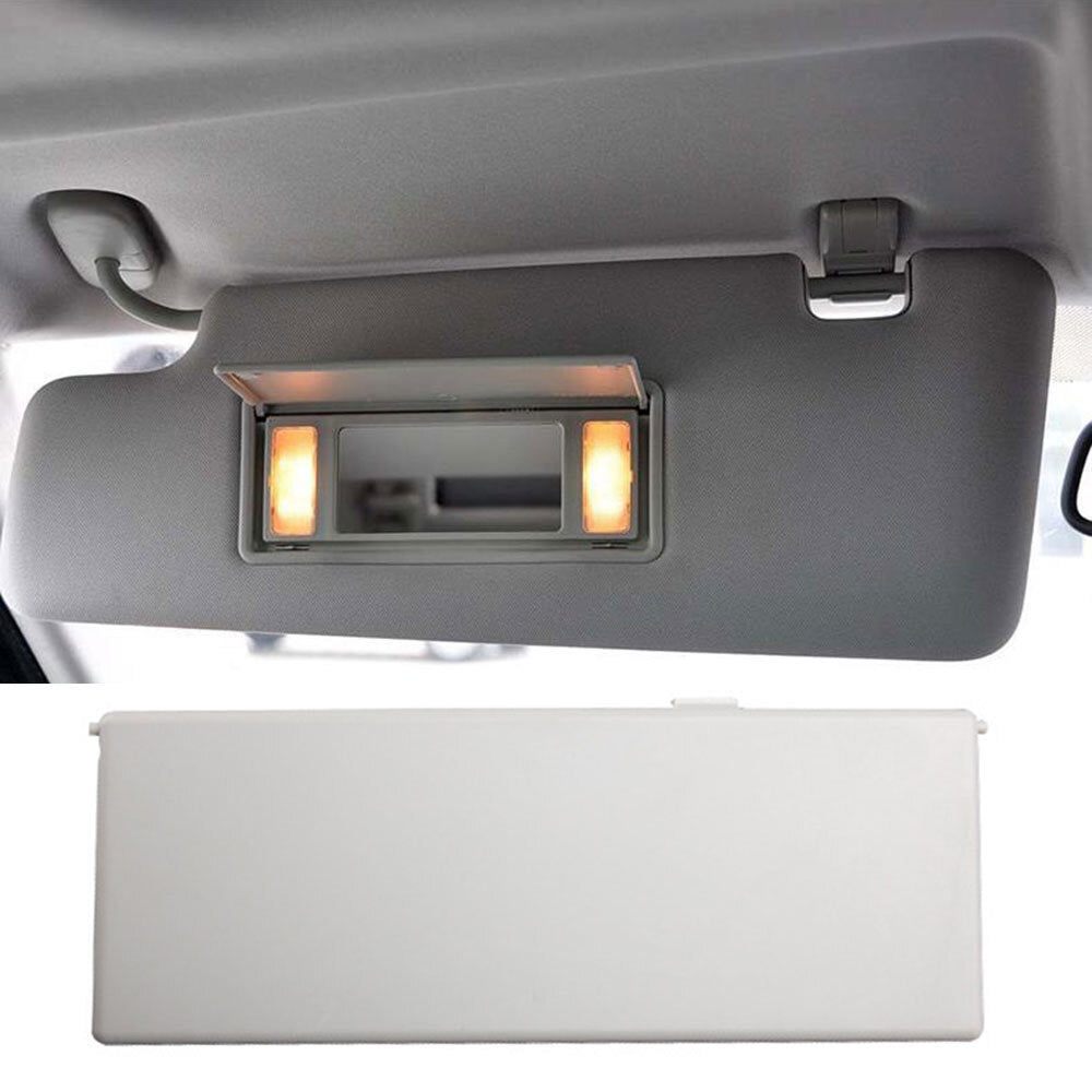 1PC Sunvisor Vanity Mirror Cover for Land Rover for Range Rover Sport Evoque Gray