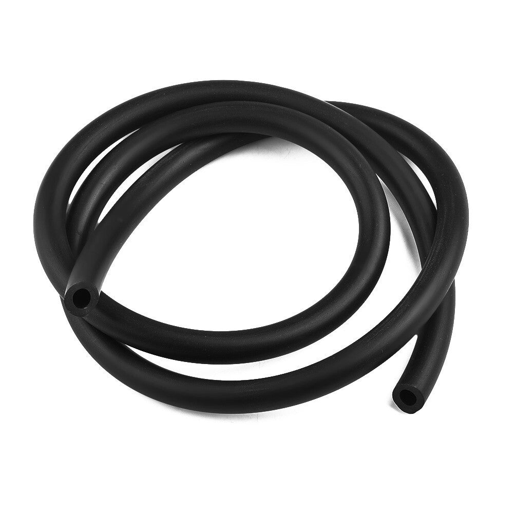 6mm 1/4 full silicone fuel oil air vacuum hose, 1 meter black parts