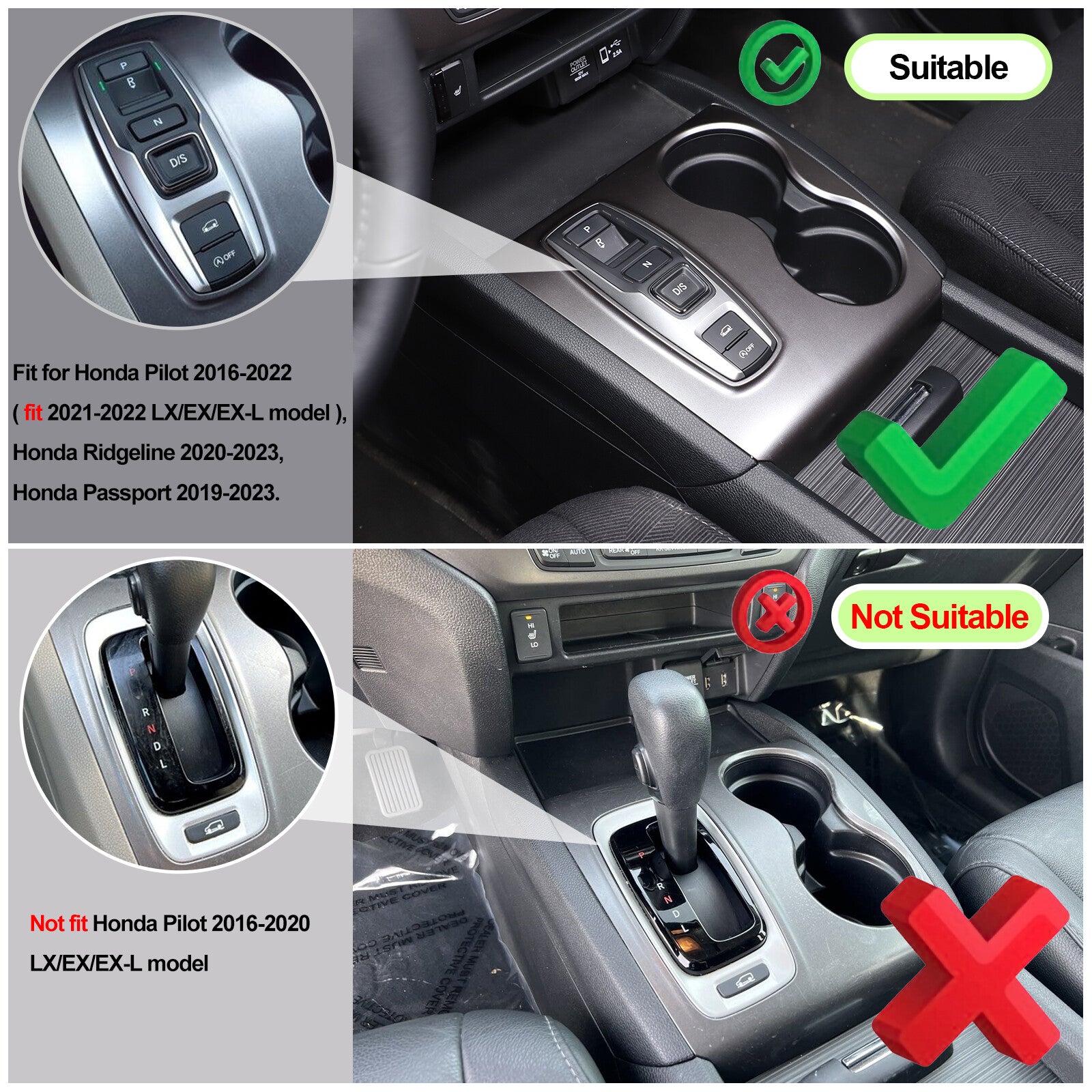 Carbon fiber exterior central control gear Shfit panel trim for BMW 3 Series E90 (July 2005)