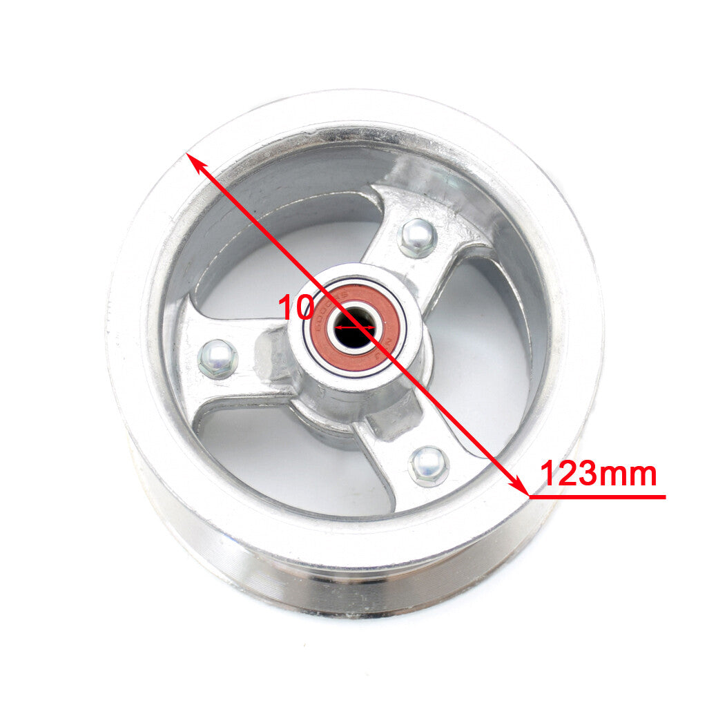 Aluminium 4inch Rear Wheel Rim Scooter Wheel Hubs 3.00-4 3.50-4 4.10-4 Tire