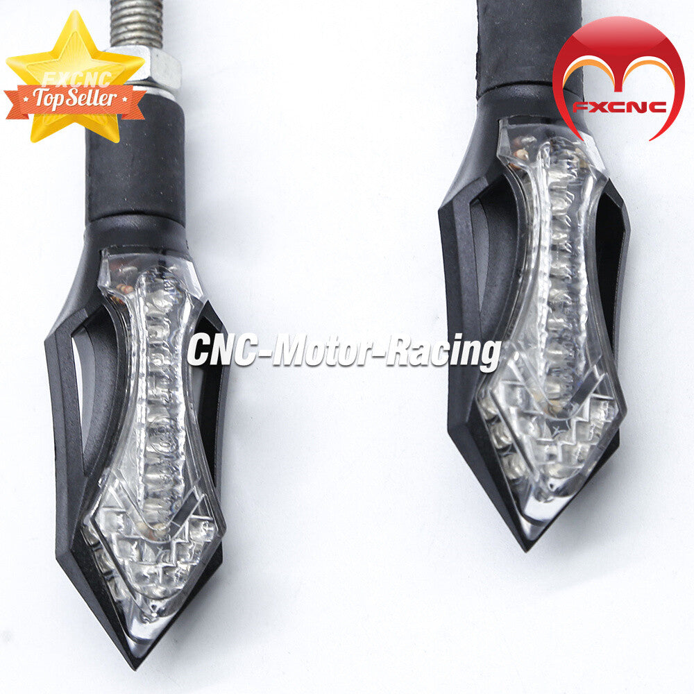 Motorcycle DC 12V 5.4W 4-Wire LED Flashing Turn Signal Light (Universal)