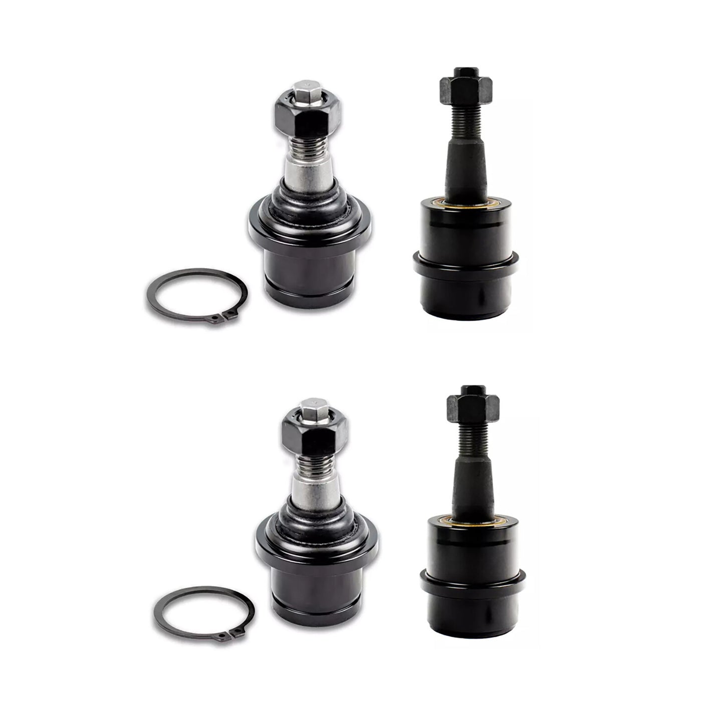 4PCS Black Upper Lower Ball Joint 0313BJPACK for Dodge for Ram 2500/3500 2003-2013