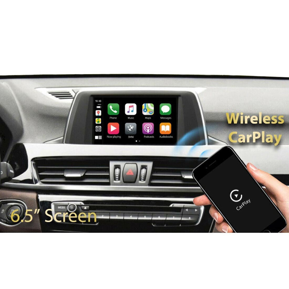 New NBT Car Wireless IOS CarPlay Android Auto Retrofit Interface Kit Fit for BMW