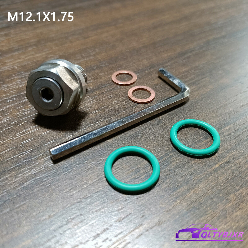 Oil Drain Plug M12.1X1.75 Self Tapping Oil Pan Thread Repair Kit with O-Ring