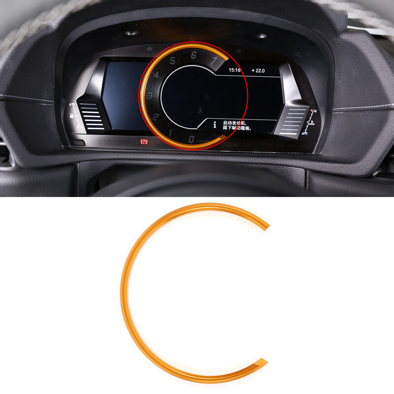 ABS carbon fiber center console vent trim cover for BMW X3 2018 - 2020