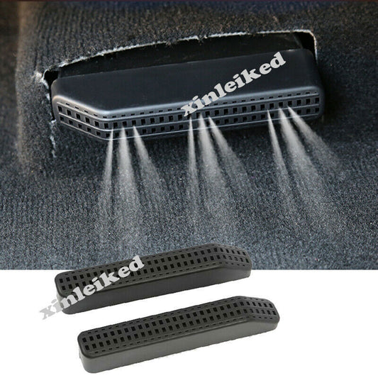 for Hyundai Santa Fe ix45 2019-2021 Black for Seat Outlet Dust Decor Cover Trim 2X