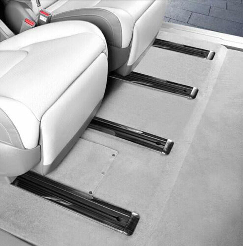 2022-24 Fit for Kia Carnival Black for Seat Adjust Sliding Rail Guard Cover Trim 8X