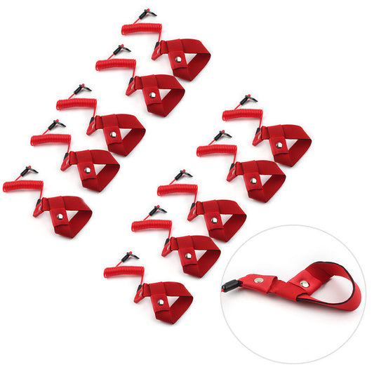 10Pcs Stop Kill Key Floating Safety Wrist Lanyard Fit for Yamaha Jet Ski Wave Runner