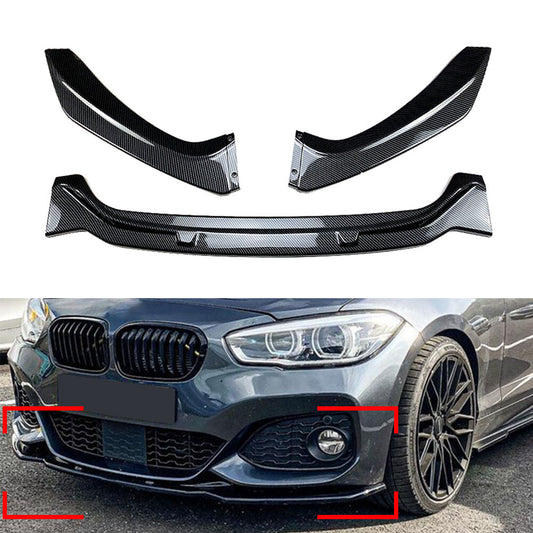 Car Front Bumper Lip Chin Spoiler Splitter for BMW 1 Series F20 F21 2015-2019