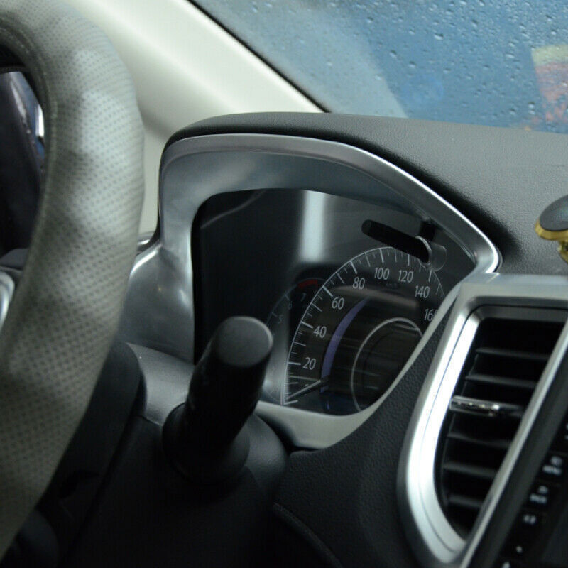 Dashboard Panel Frame Cover Trim 1PCS for Honda CRV CR-V 2012-2016 Matte Silver