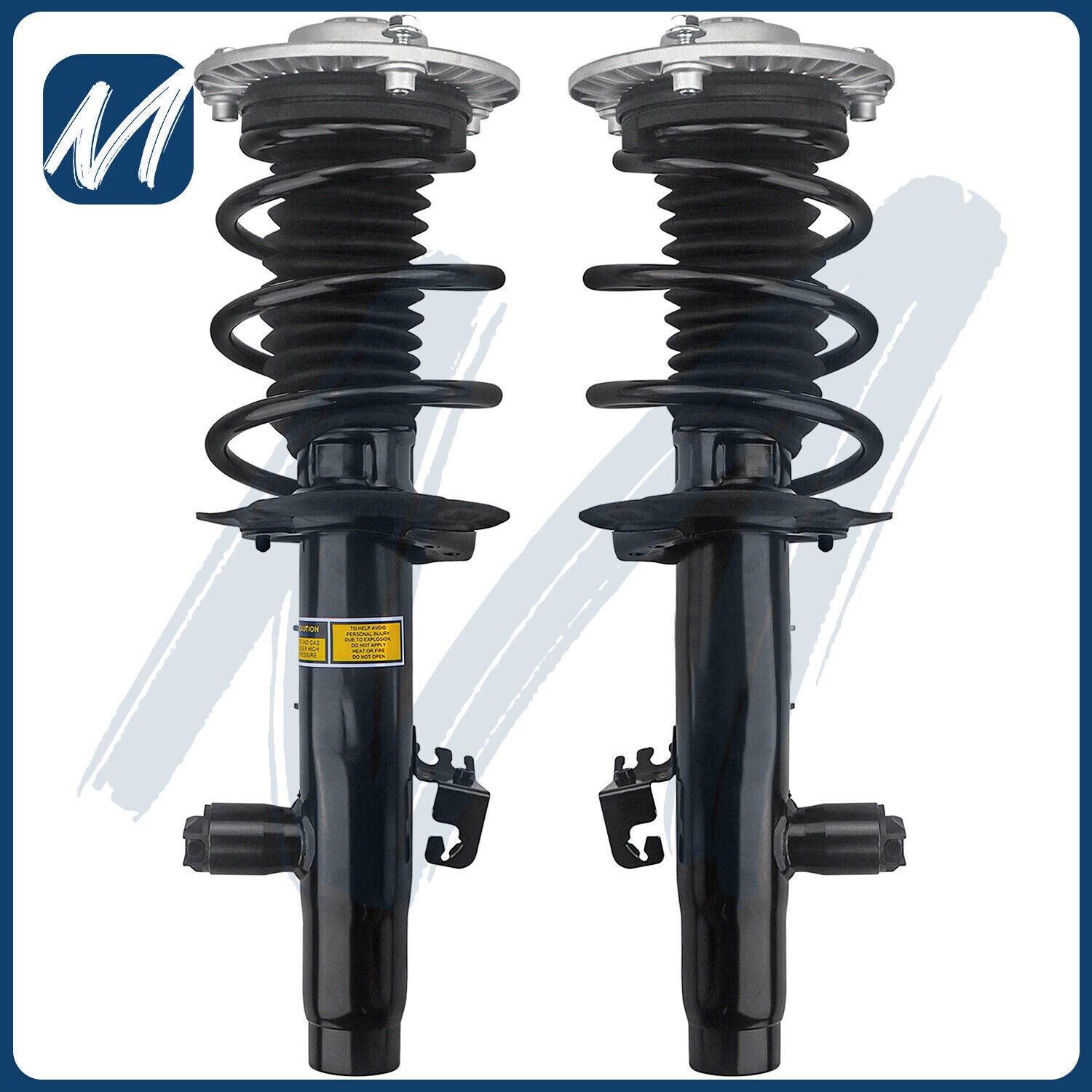 4-piece Assys Fit front and rear shock absorber struts for Maserati Ghibli RWD 3.0L 14-19