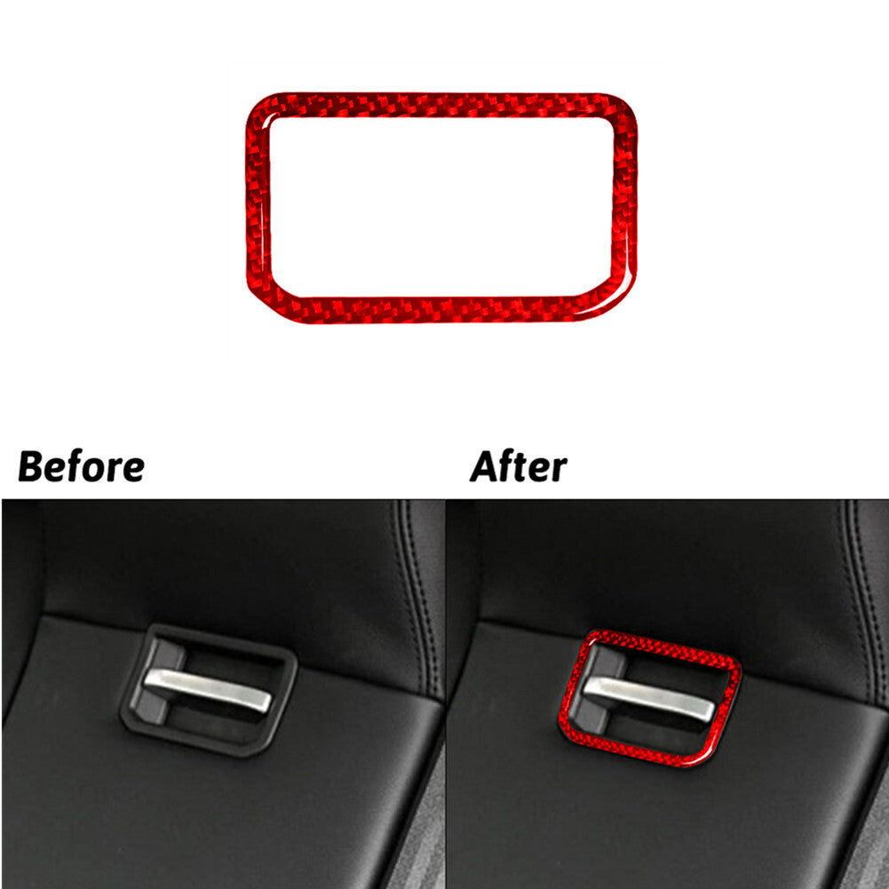 Red Carbon Fibre Rear Armleh Trim Panel For Land for Range Rover Sport 2014-17