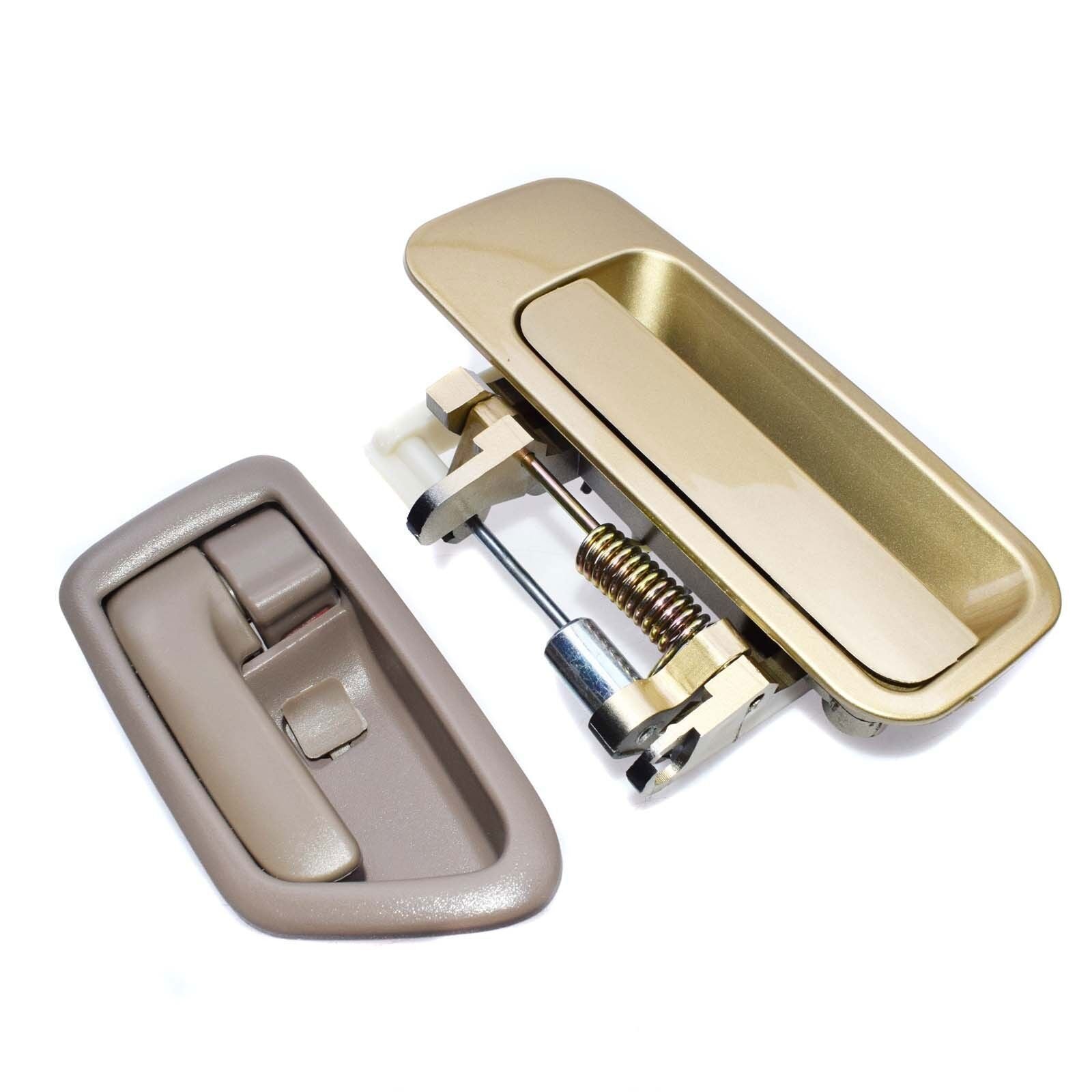 For 97-01 for Toyota for Camry Rear Left RL Beige Outside  Tan Inside Door Handle New