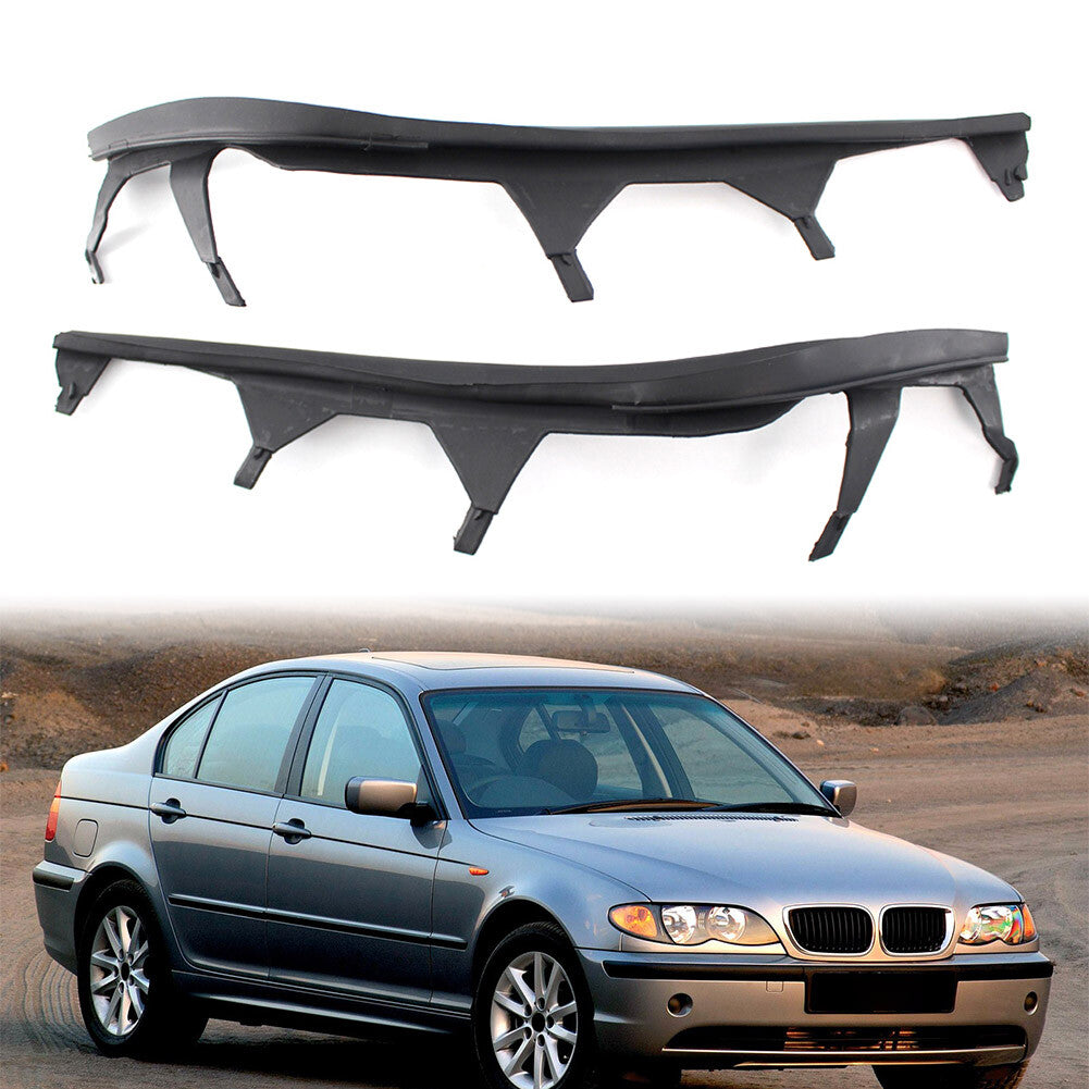 Upper Headlight Cover Strip Trim for BMW 3 Series E46 325i 330i 4 Door 2002-2005
