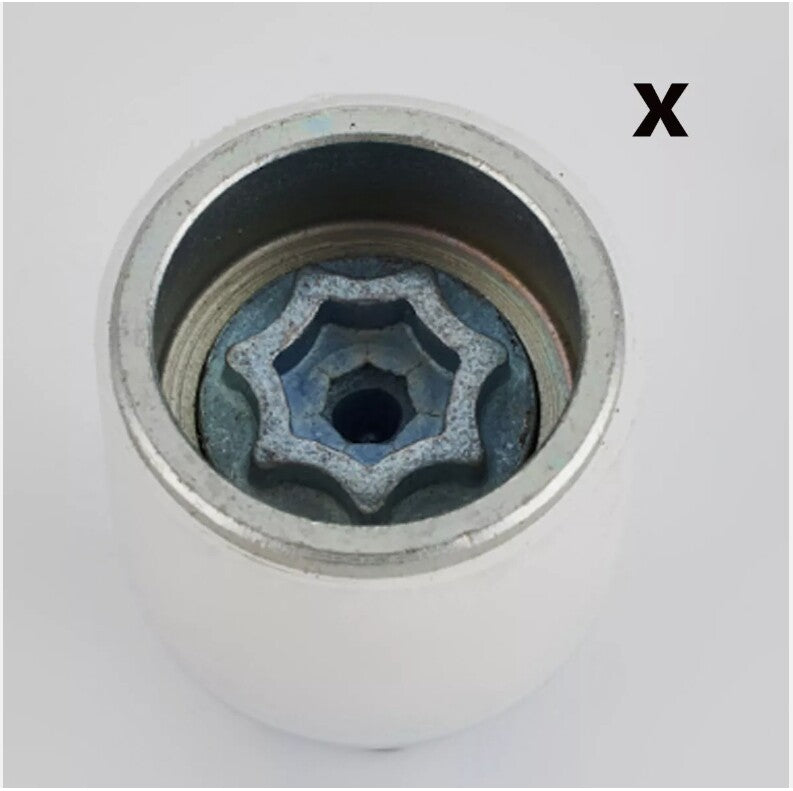 New for Audi New Locking Wheel Nut Key Letter X, Code 820