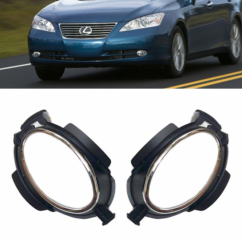 Pair Front Bumper Fog Light Cover Trims Lower Grille for Lexus ES350 2006 -2008