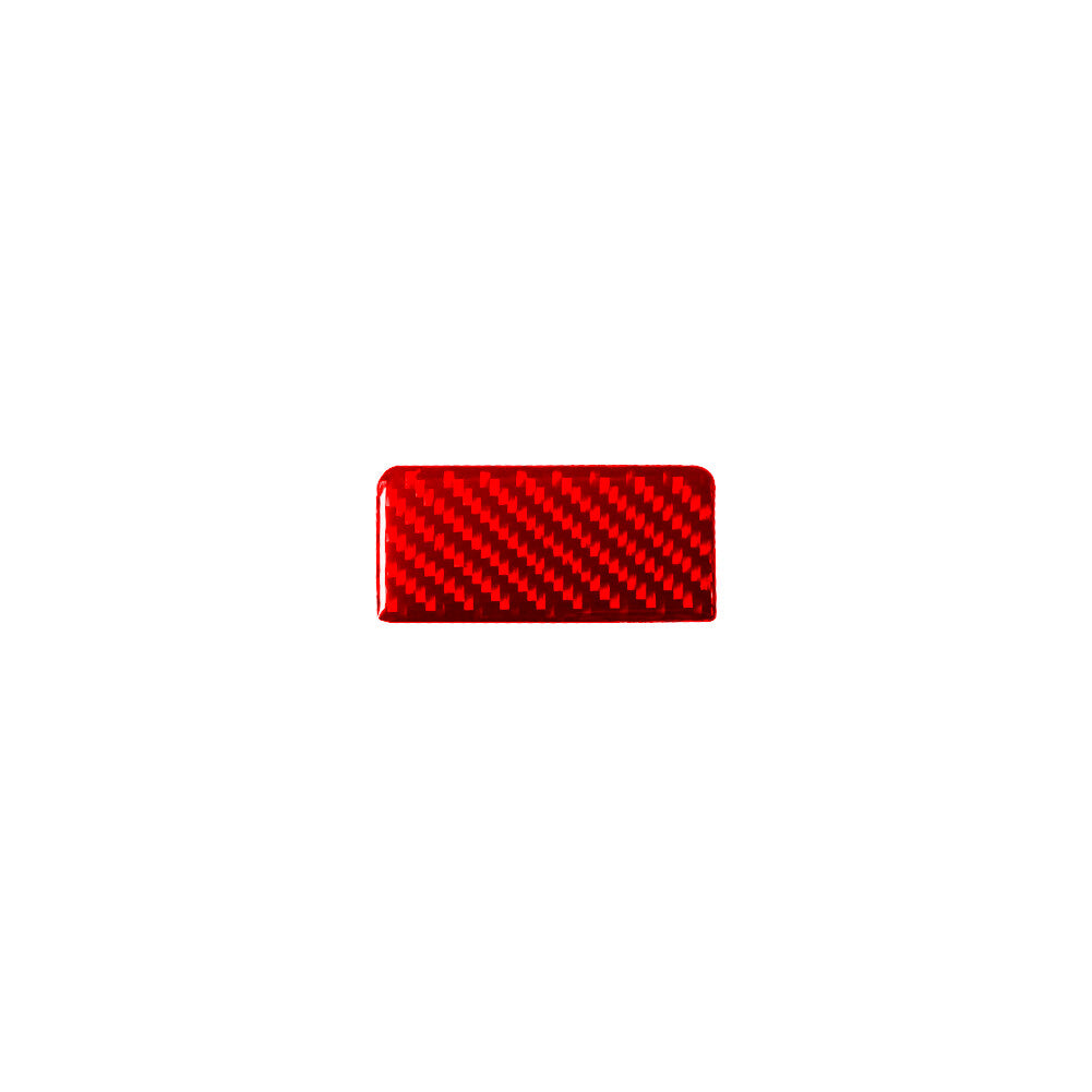 Red Glove Box Switch Trim Decoration Carbon Fiber for Toyota Tacoma 2012-2015