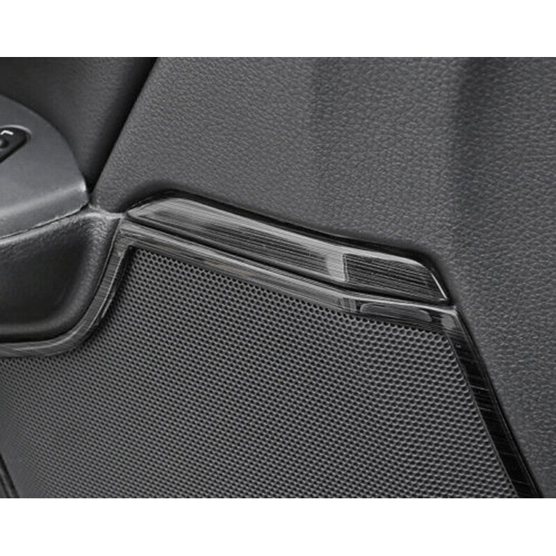 for Honda CR-V 2017-2022 Black Steel Inner Door Speaker Ring Frame Cover Trim 8x