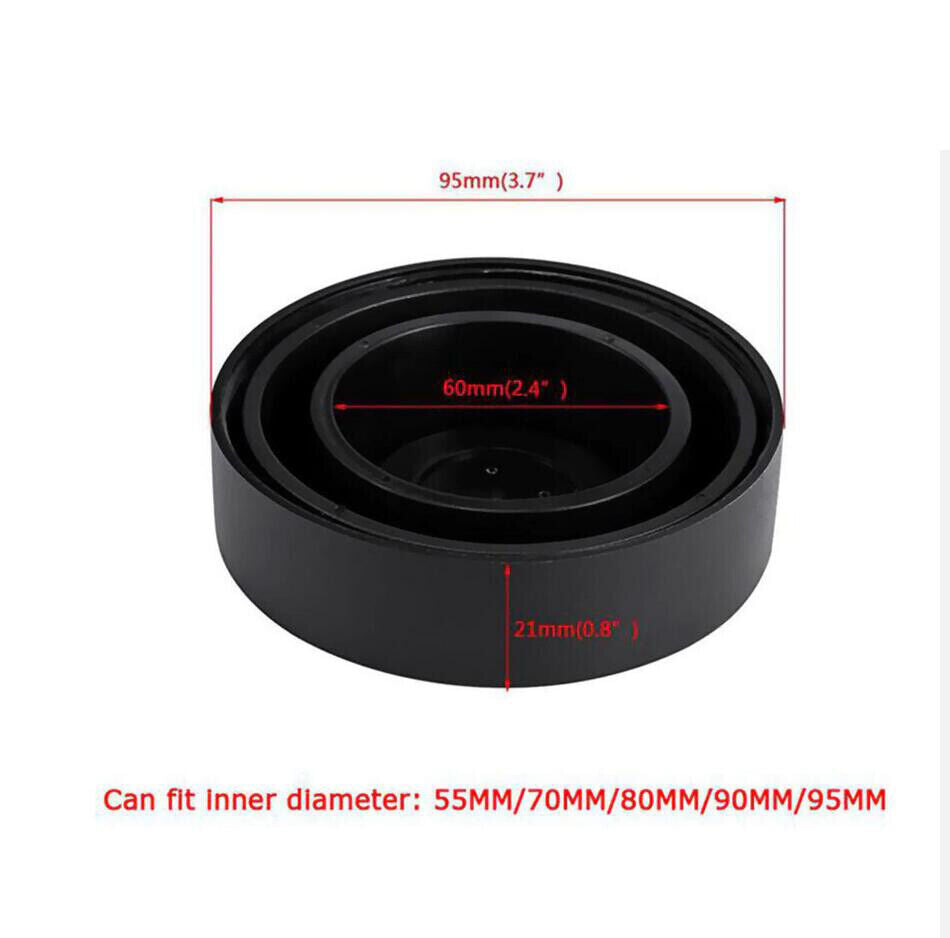 A pair of rubber-cased sealing caps automatic dust covers for automotive headlights, LED HID lights