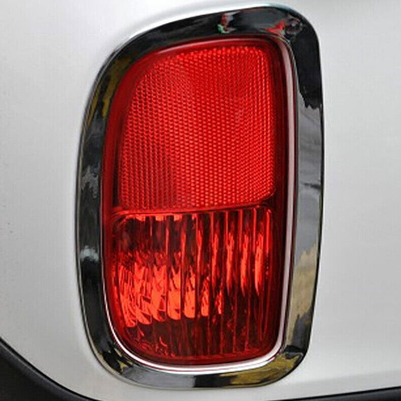 for Kia Sorento 2014-2015 Chrome Rear Bumper Fog Light Lamp Frame Cover Trim 2P