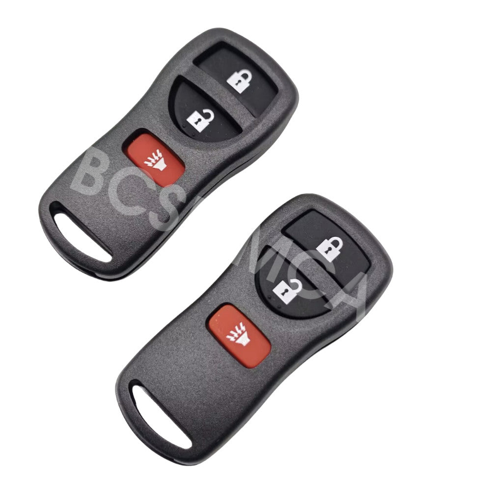 Car Remote Key Replacement Shell 3 Buttons Fit for Nissan Frontier 2002-2016