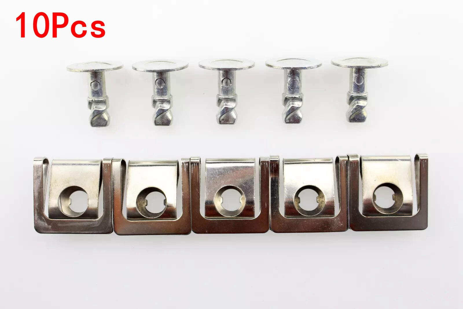 10 Set Under Engine Cover Undertray Kit Screw Metal Clips for Audi for VW for Skoda