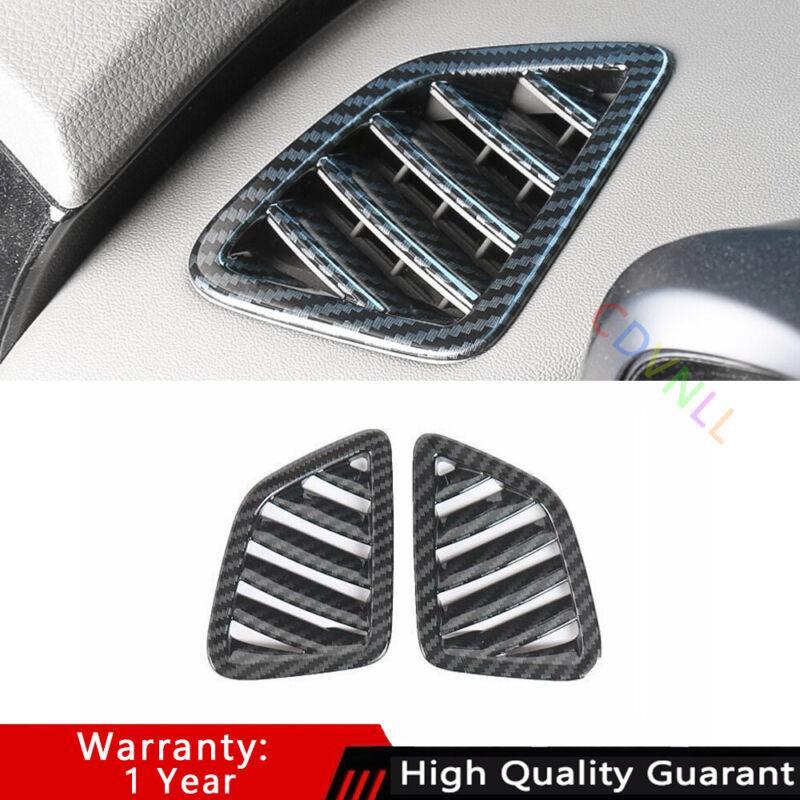 for Kia Carnival 2022-2023 Carbon Fiber Car Instrument LR Air Outlet Vent Trim
