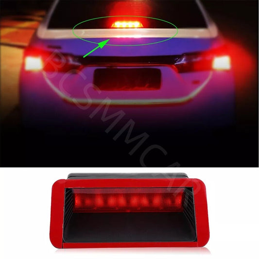 Car Rear Tail Light Third Brake Stop Indicator Lamp 12V LED Warning Light Red