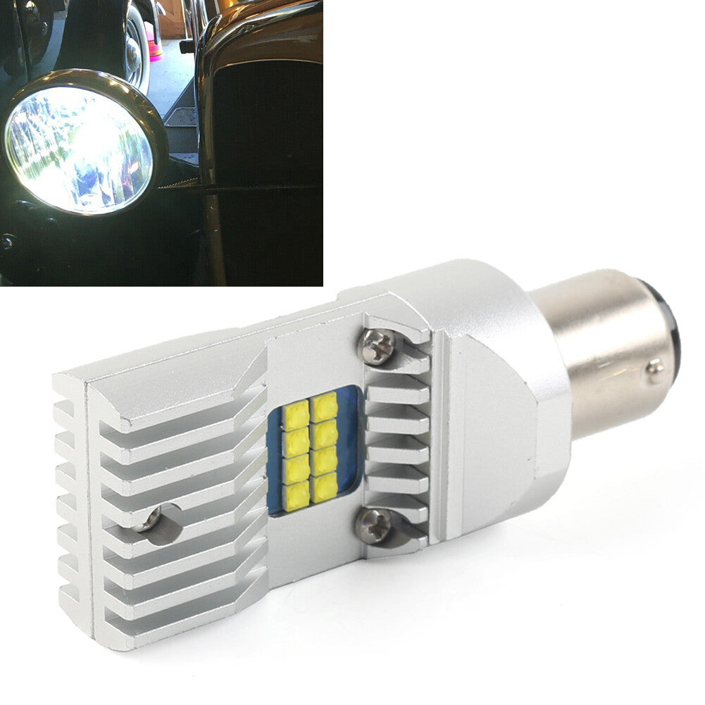 LED Headlight Bulb 6-Volt Or 12-Volt FIT for Ford Model A Model T BA15D