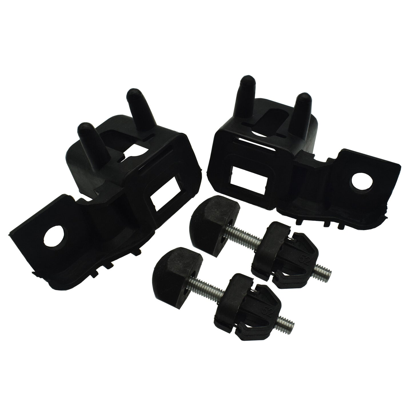 Range hood anti-collision stop adjuster bracket kit for left and right sides suitable for Ford Fusion for Lincoln MKZ