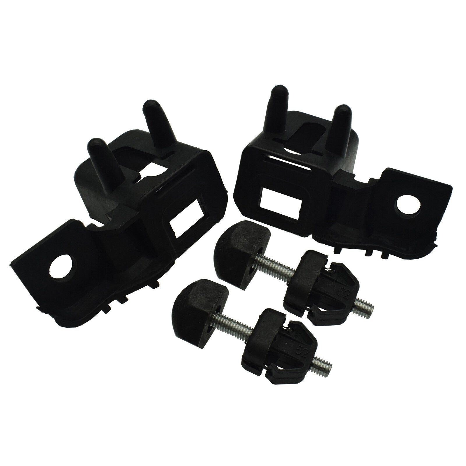 Range hood anti-collision stop adjuster bracket kit for left and right sides suitable for Ford Fusion for Lincoln MKZ